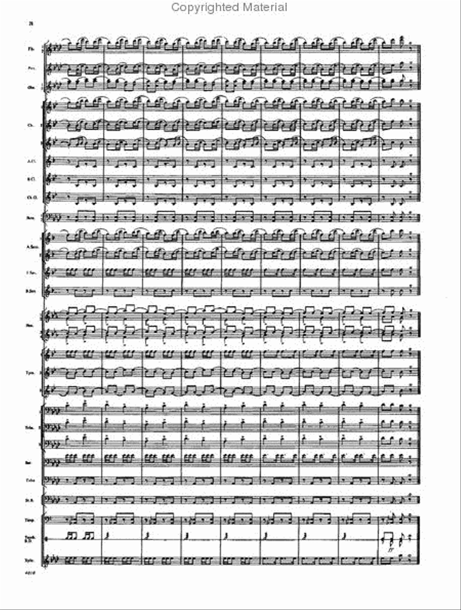 Selections from the Nutcracker Suite Concert Band scores gallery preview page 24