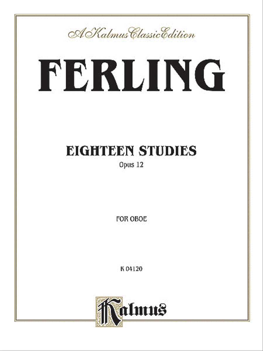 Eighteen Studies, Op. 12