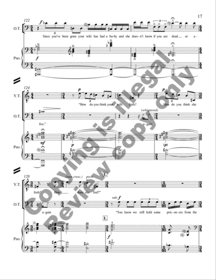 Glory Denied (Piano/Vocal Score) Glory Denied (Piano/Vocal Score) Bassoon scores gallery preview page 19
