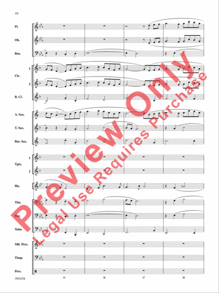 Londonderry Air Londonderry Air Concert Band scores gallery preview page 11