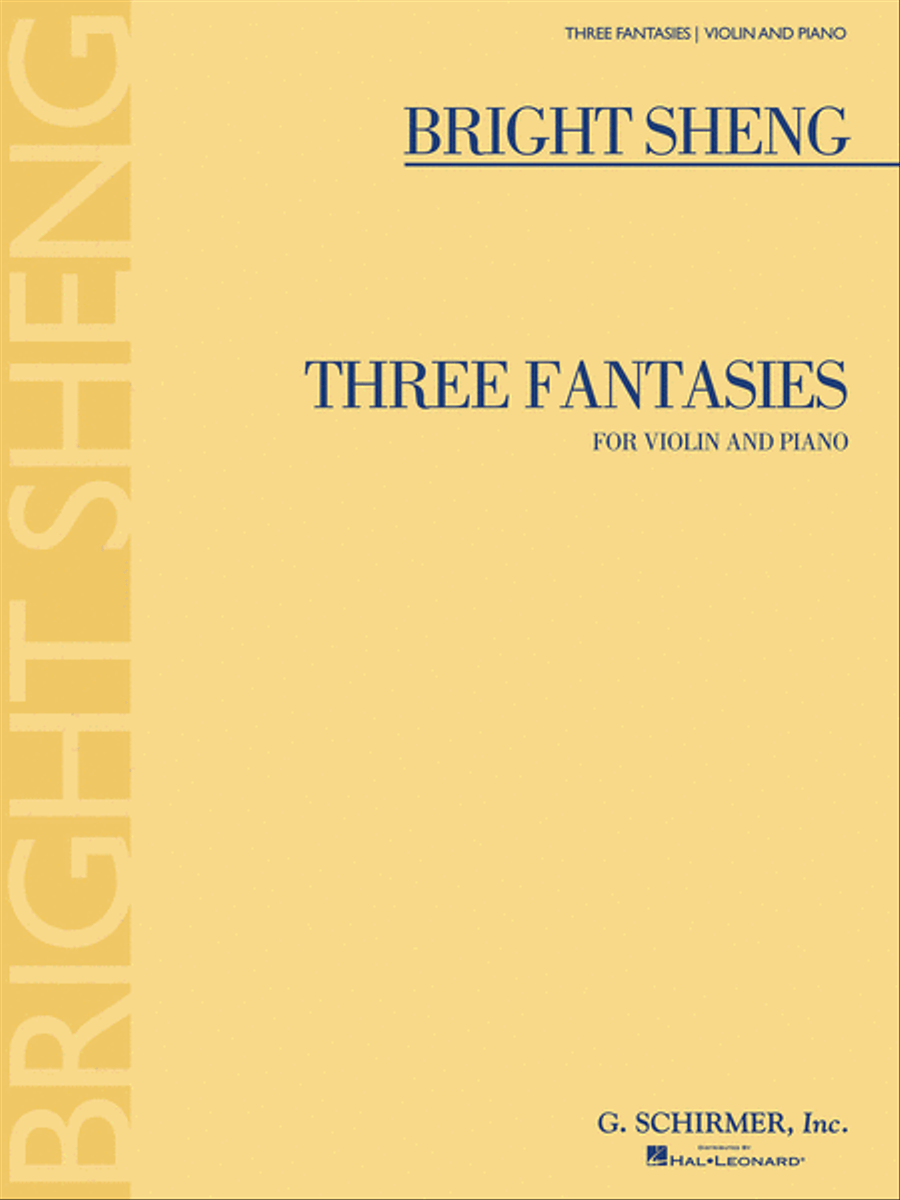 Three Fantasies Three Fantasies Violin Solo scores gallery preview page 1