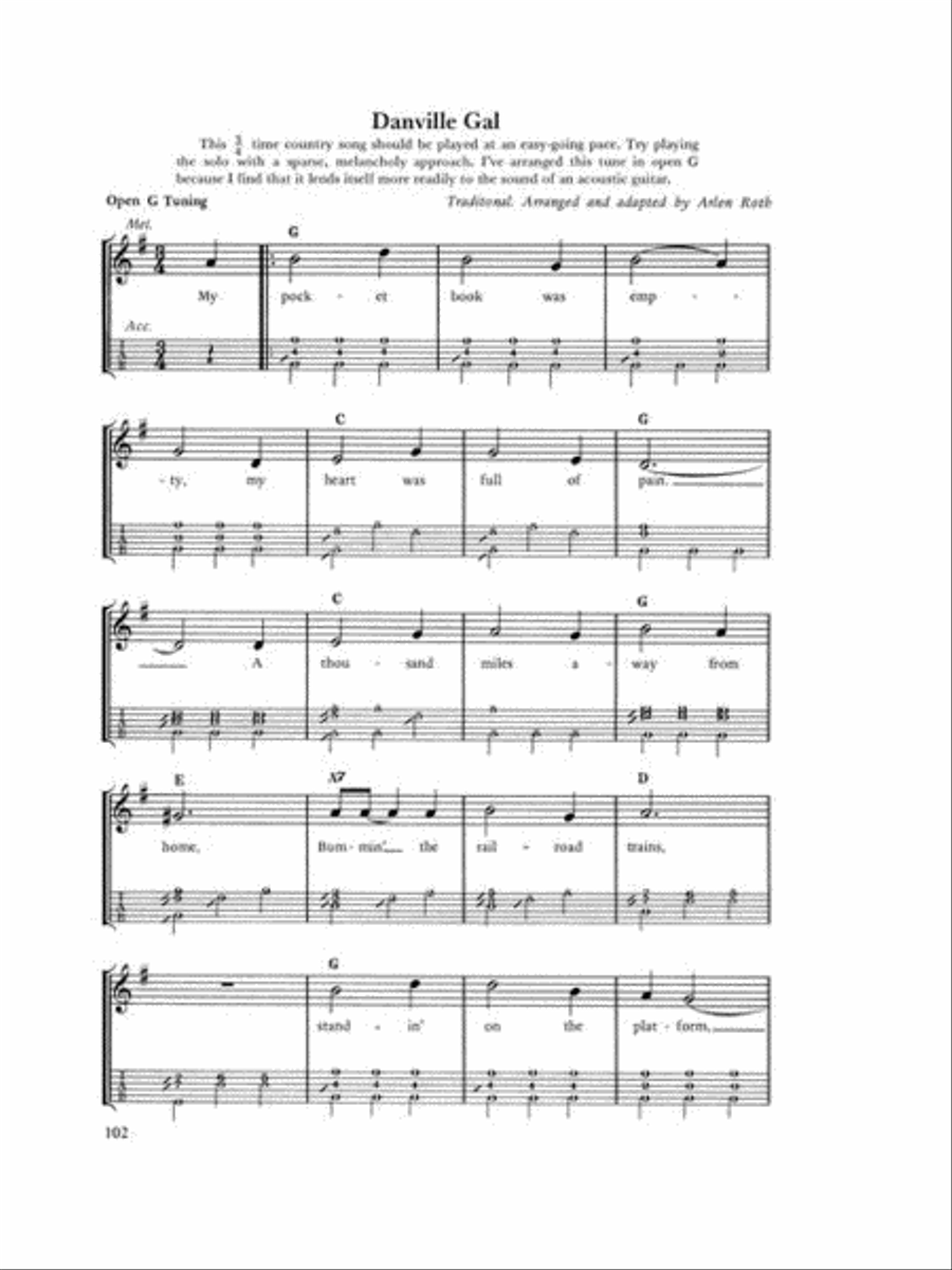 Slide Guitar Electric Guitar scores gallery preview page 9