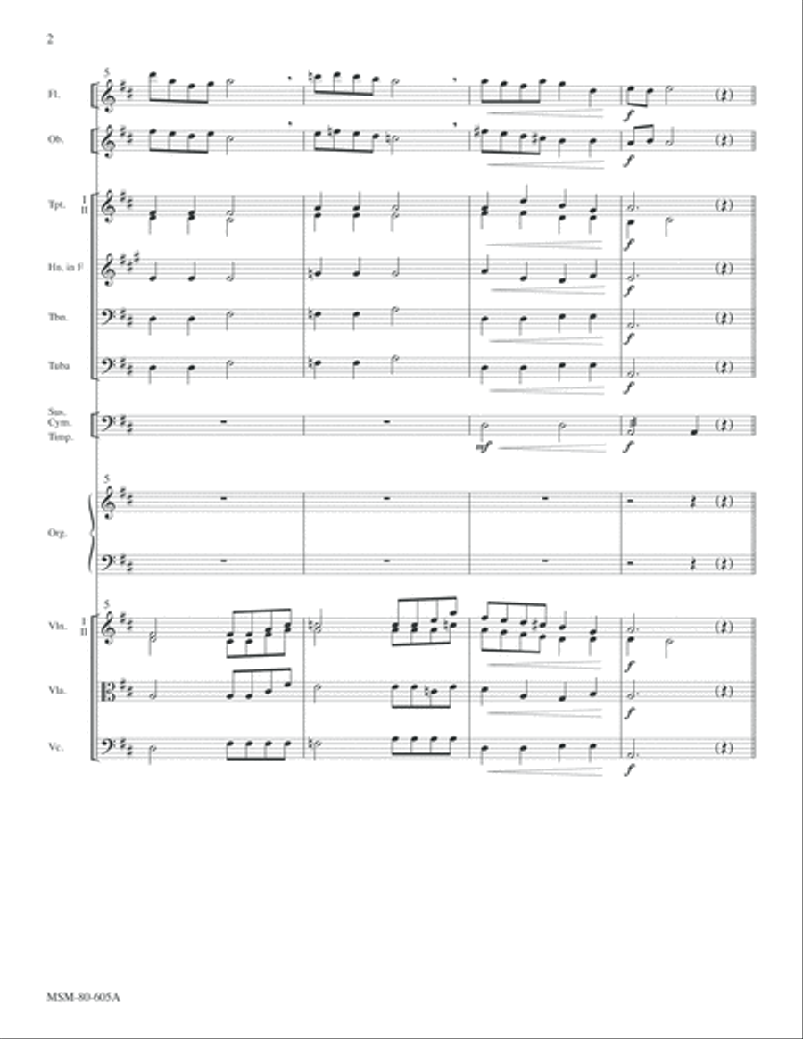 Psalm 19 Choir scores gallery preview page 3