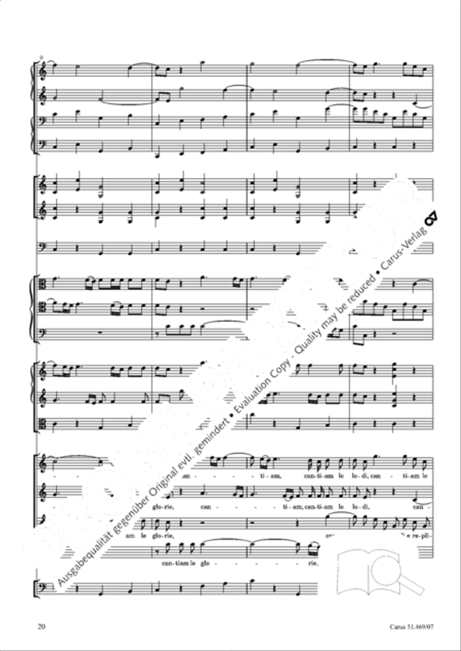Davide penitente 4-Part scores gallery preview page 33