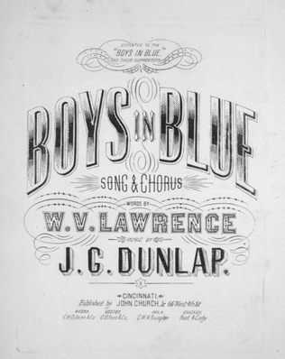 Book cover for Boys in Blue. Song & Chorus