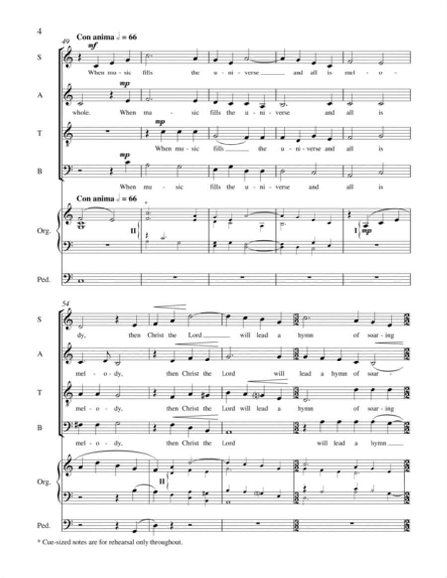 When Music Wakes My Sleeping Heart 4-Part scores gallery preview page 13