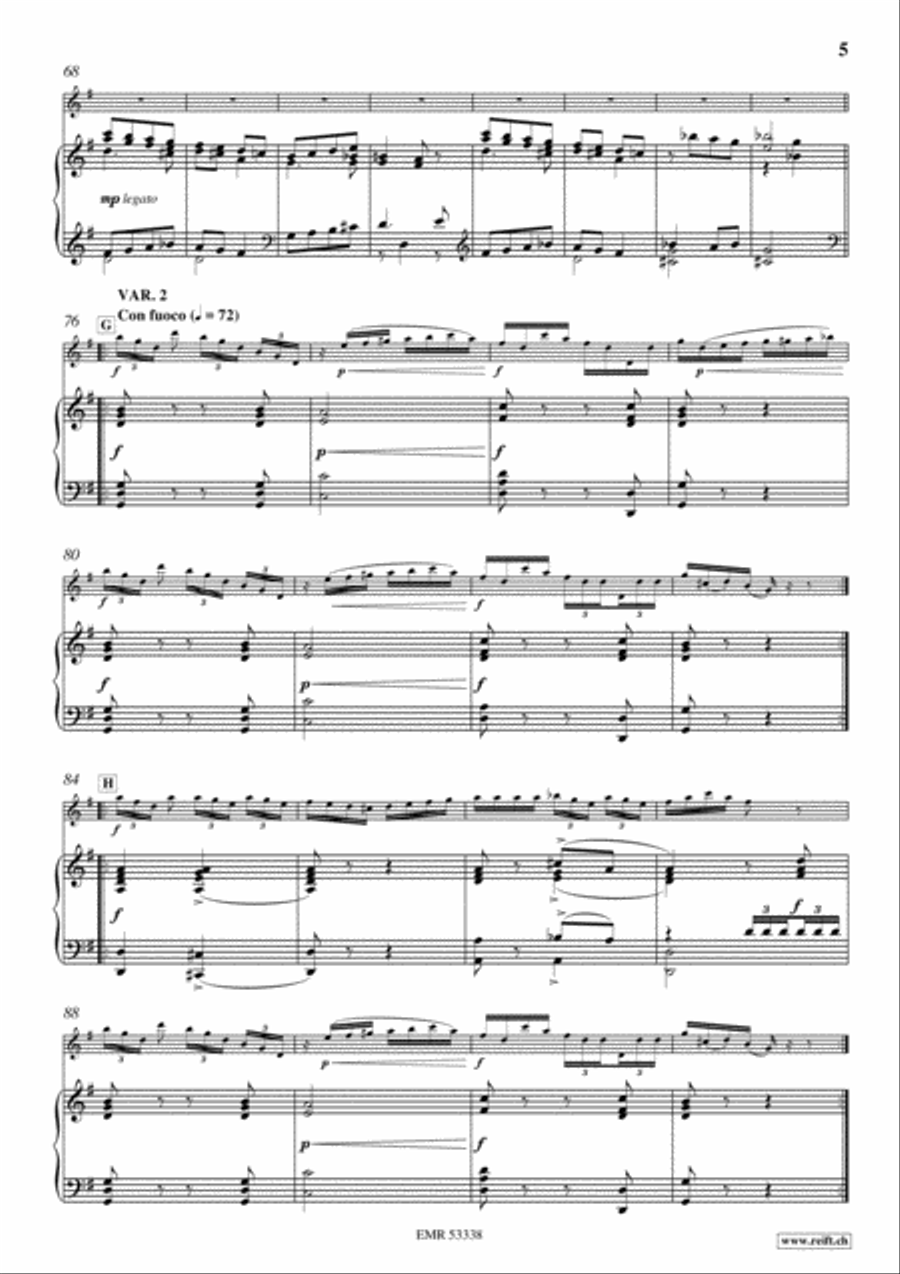 Concertino Flute Solo scores gallery preview page 6