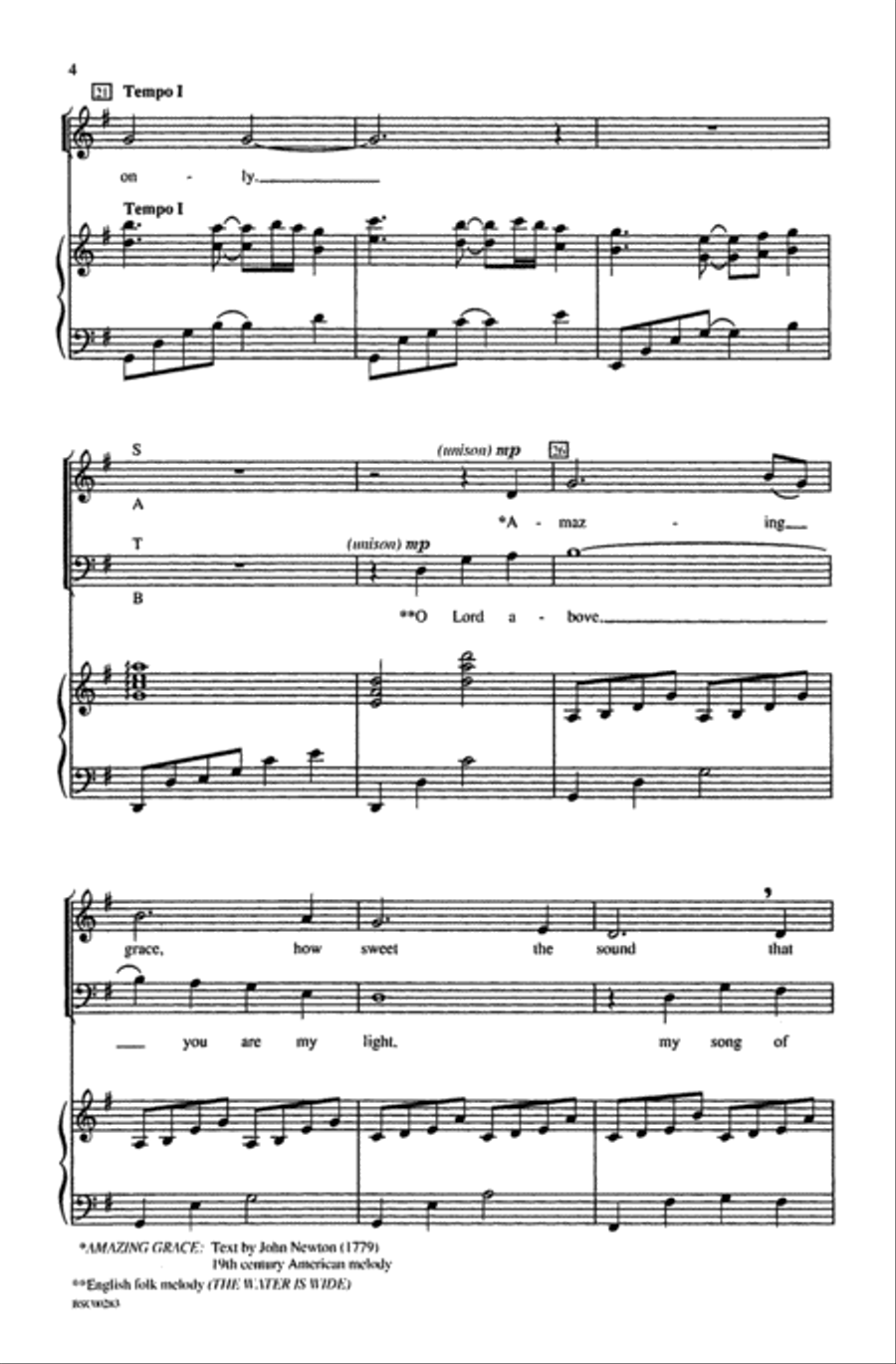 Cradle Me, Lord Cradle Me, Lord 4-Part scores gallery preview page 4