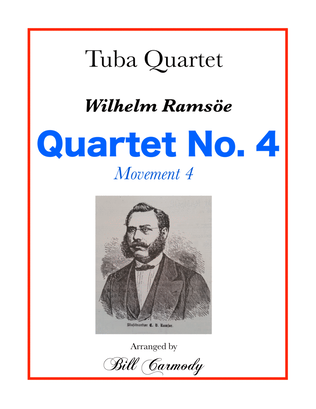 Book cover for Ramsoe Quartet No 4 mvt 4