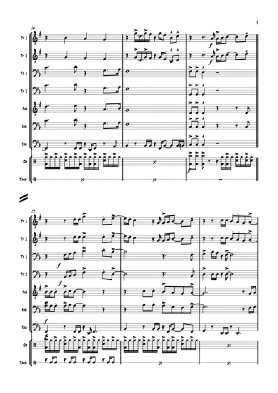 It Must Have Been Love Euphonium scores gallery preview page 4