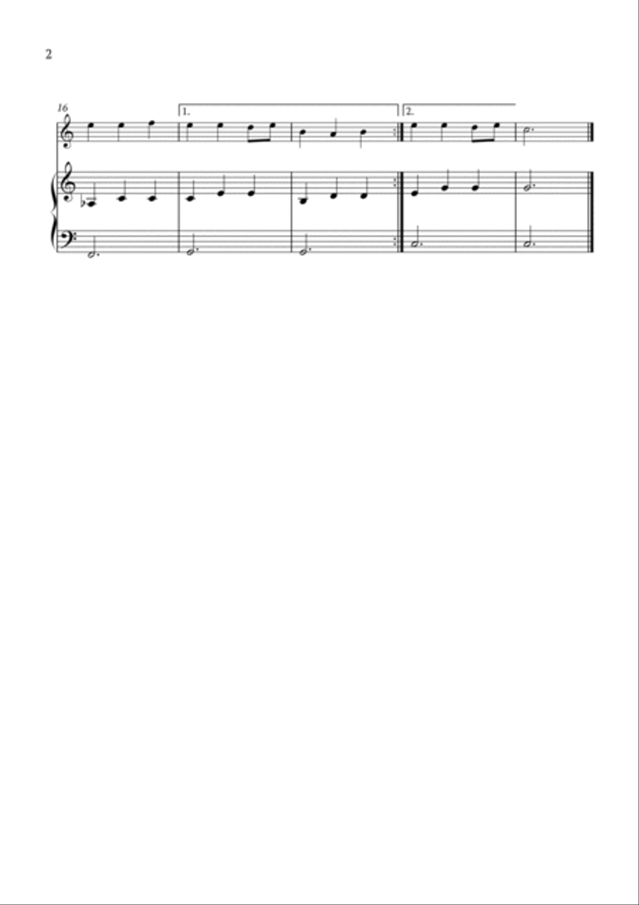 Fallen Down Flute Solo scores gallery preview page 2