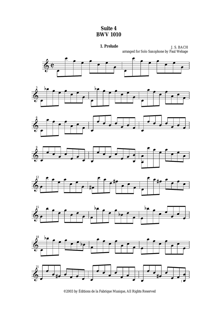J.S. Bach: 
