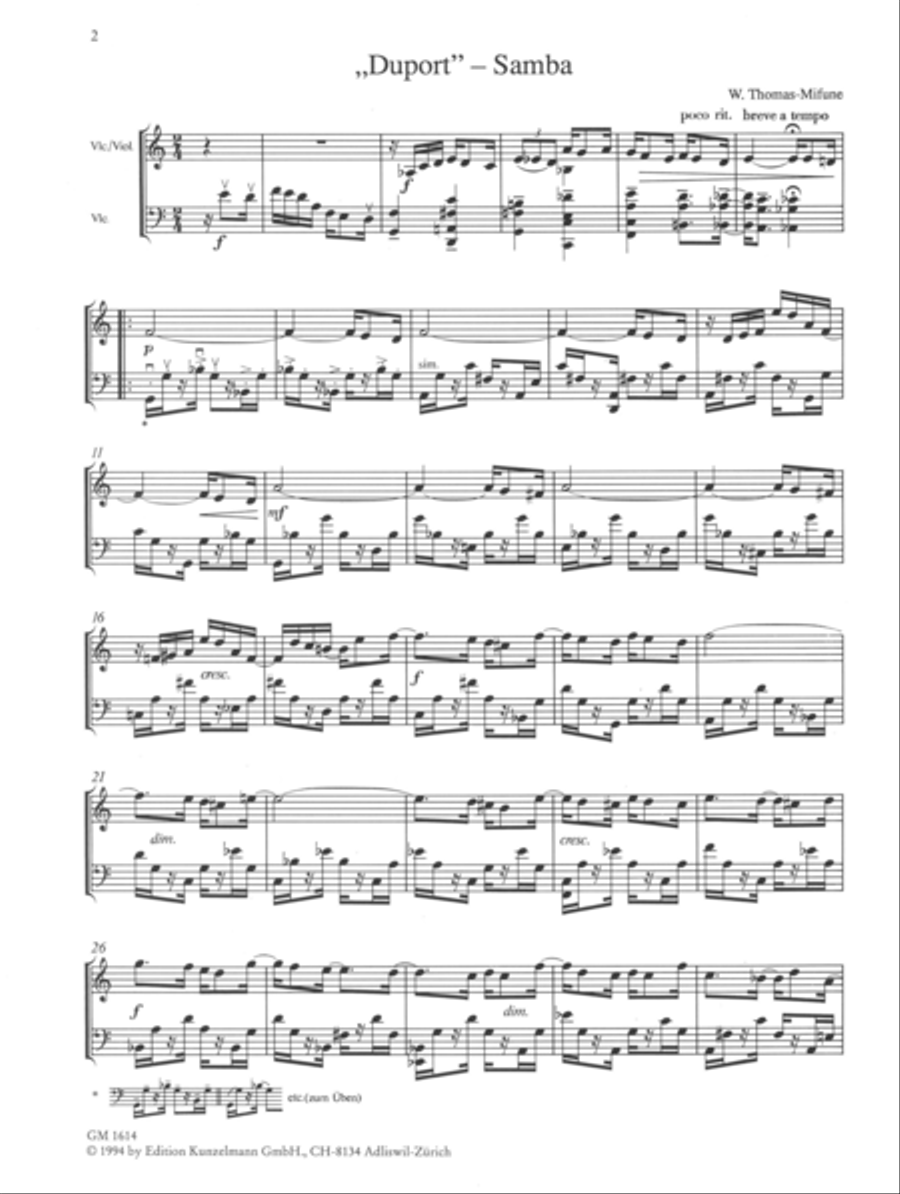 2 mad sambas String Duet scores gallery preview page 2