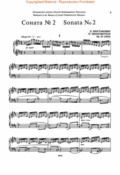 Sonata No. 2 for Piano, Op. 61