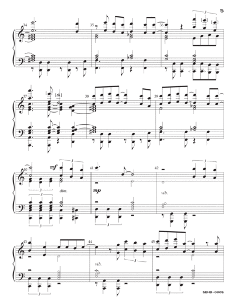 Death Of A Bachelor Handbell Choir scores gallery preview page 5