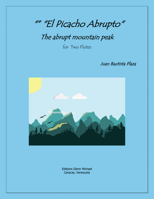 Book cover for Mountain Peaks for Two Flutes