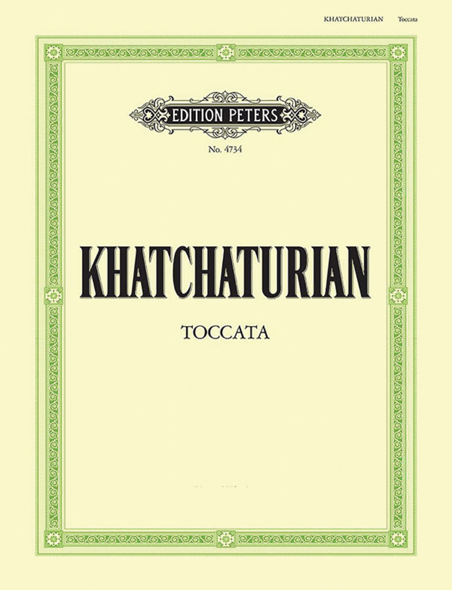 Toccata for Piano Piano scores gallery preview page 1