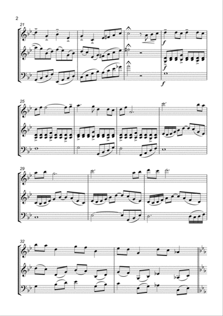 Ondivago (Trio: flute, violin, cello) Small Ensemble scores gallery preview page 3