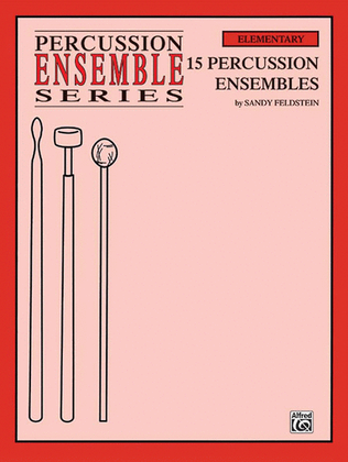 Book cover for 15 Percussion Ensembles
