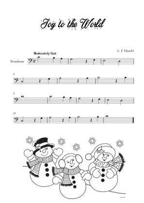 Joy to the World - Very Easy/Beginner (for Trombone)