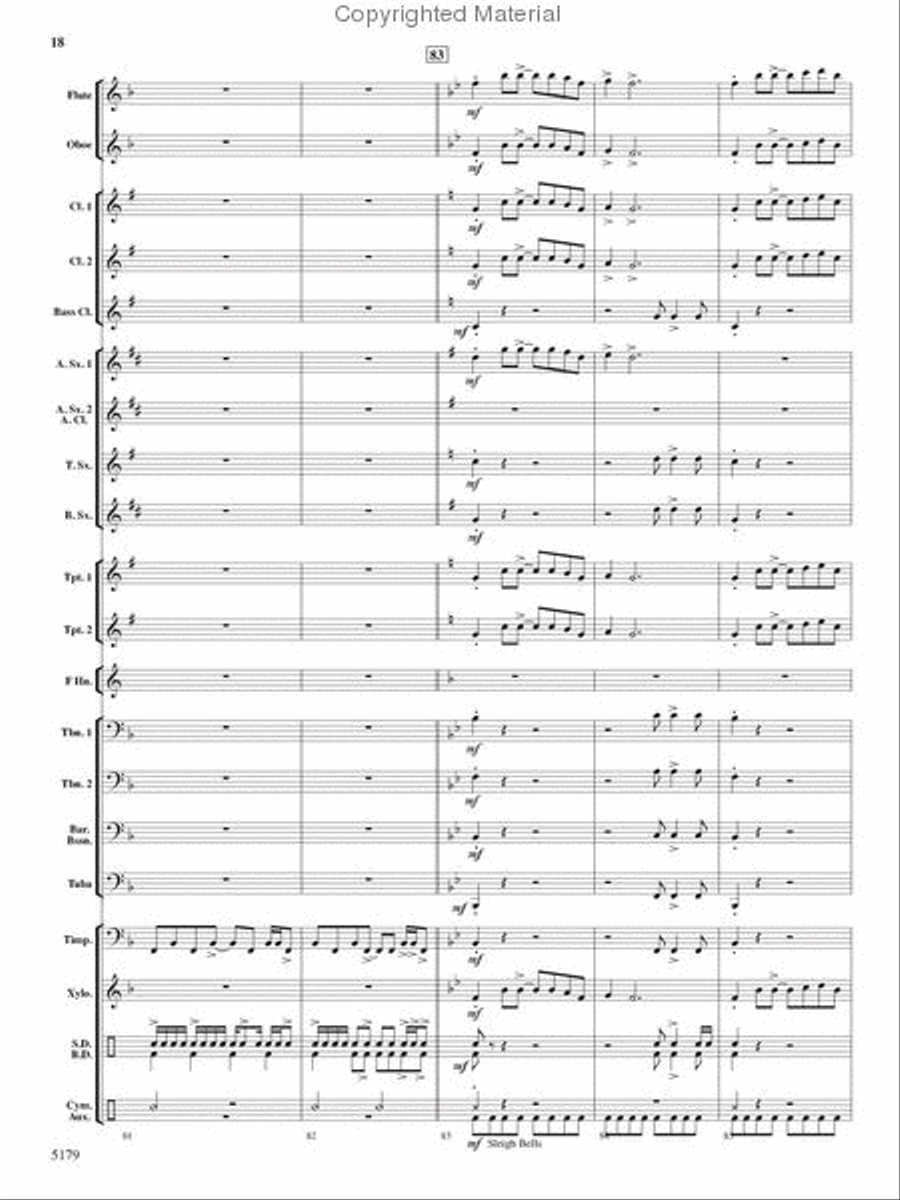 American Journey Concert Band scores gallery preview page 17