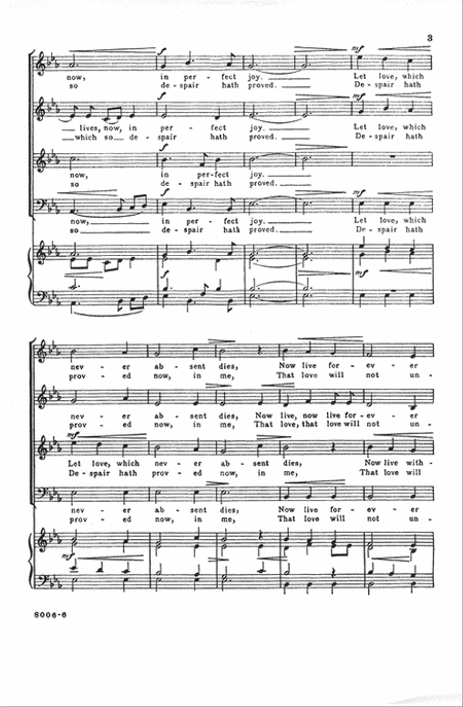 Awake, Sweet Love Awake, Sweet Love 4-Part scores gallery preview page 3