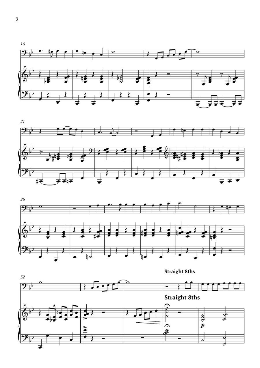 As We Stumble Along Piano scores gallery preview page 2
