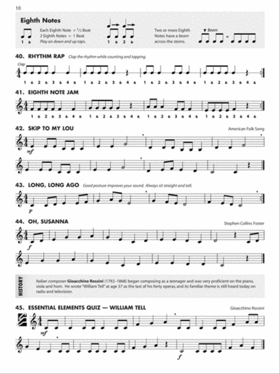 Essential Elements for Band – Bb Trumpet Book 1 with EEi