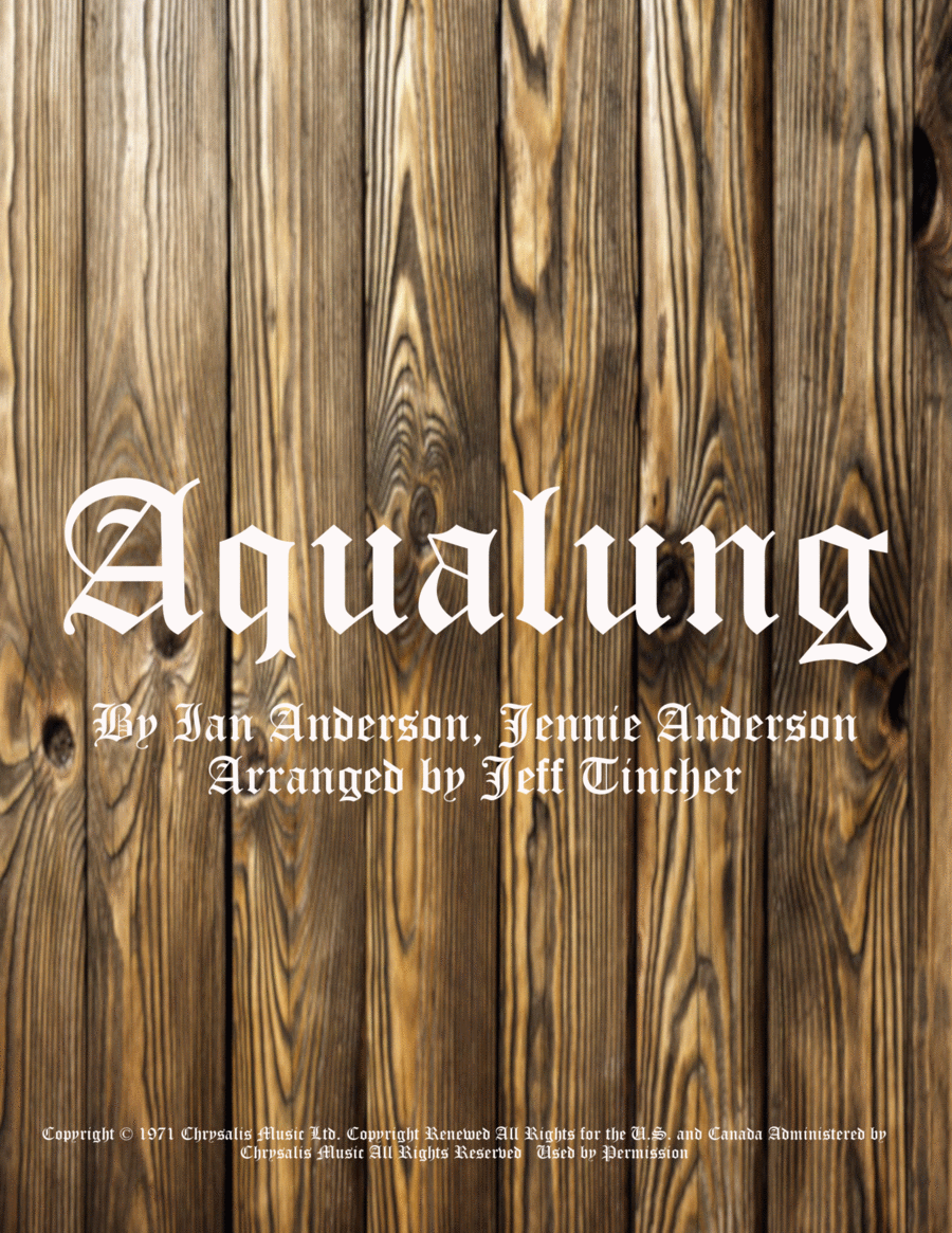 Aqualung Voice scores gallery preview page 1