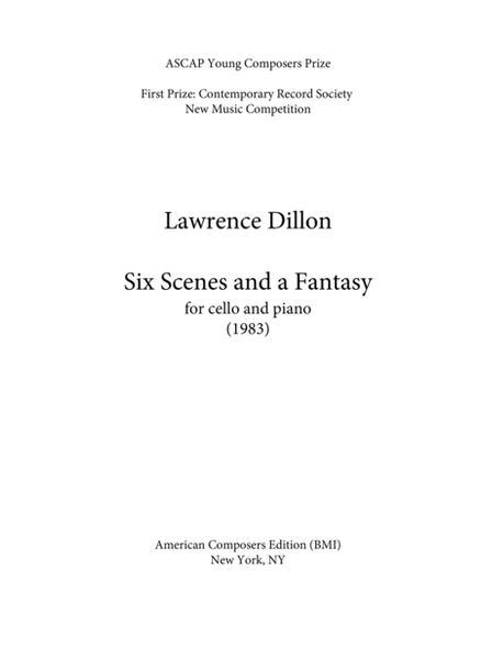 [Dillon] Six Scenes and a Fantasy