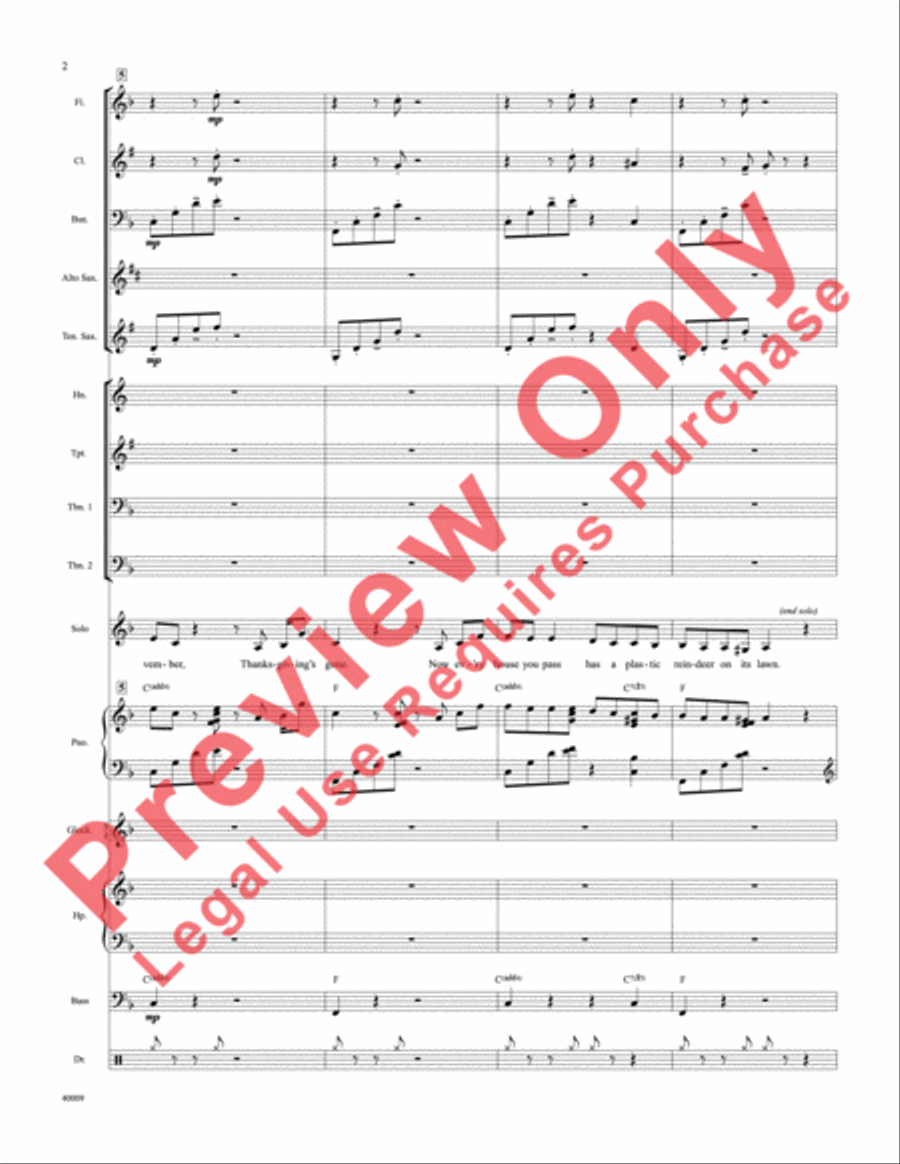 Counting Down to Christmas Choir scores gallery preview page 3