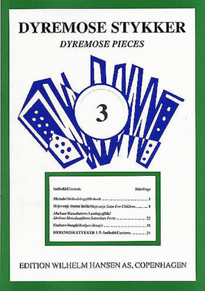 Book cover for Jeanette And Lars Dyremose: Dyremose Pieces 3