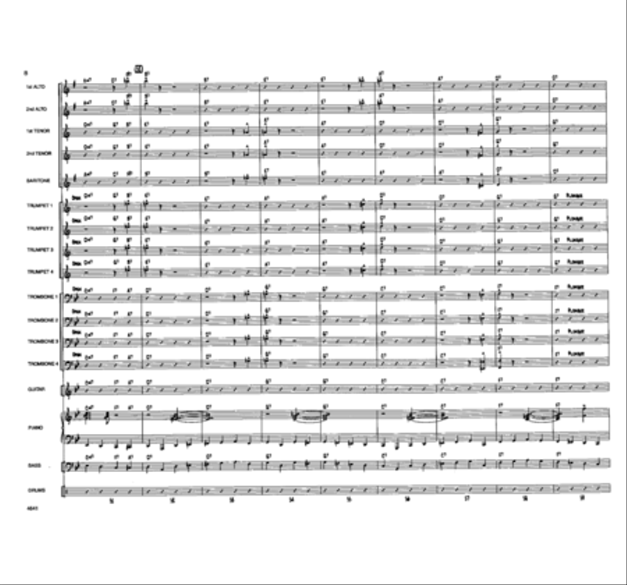 Pee Wee's Back In Town Jazz Ensemble - Sheet Music page 13