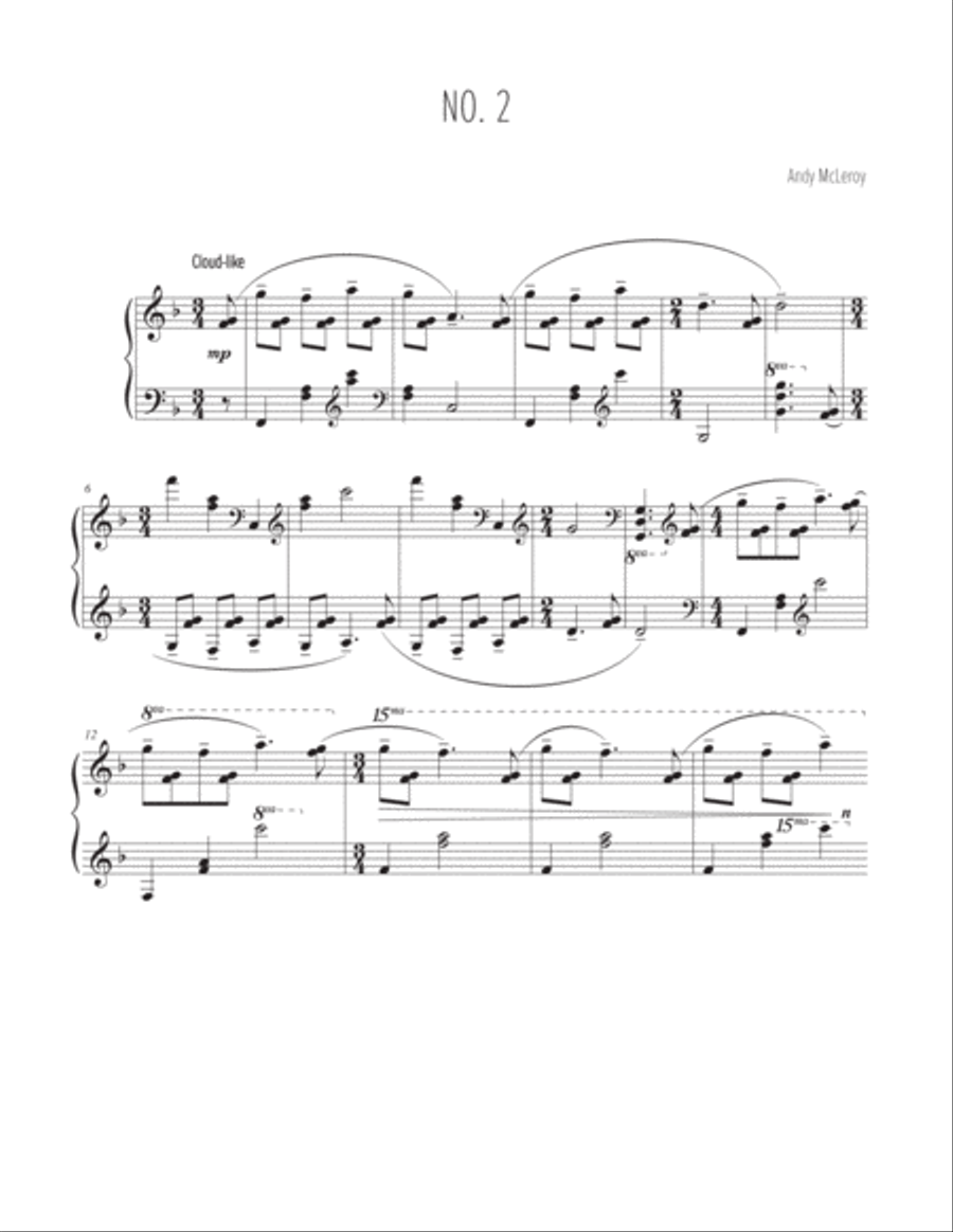 Meditations for Piano Meditations for Piano Chamber Music scores gallery preview page 4