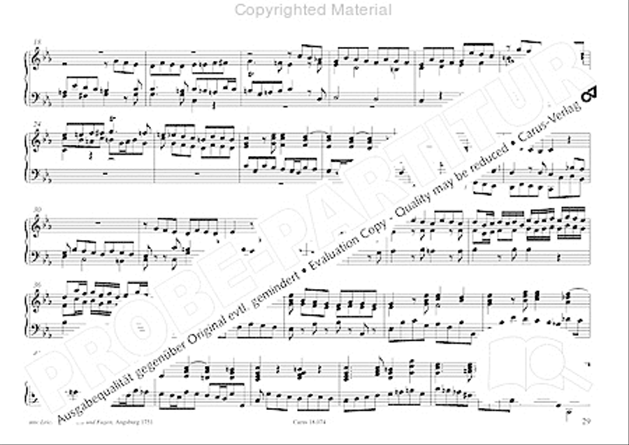 Organo pleno. Orgelstucke zum Ein- und Auszug Organ Solo scores gallery preview page 37