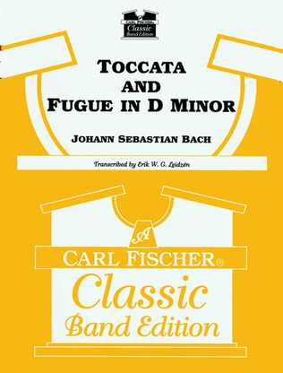 Book cover for Toccata And Fugue In D Minor