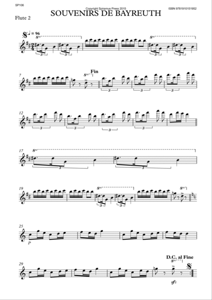 Souvenirs de Bayreuth Small Ensemble scores gallery preview page 4