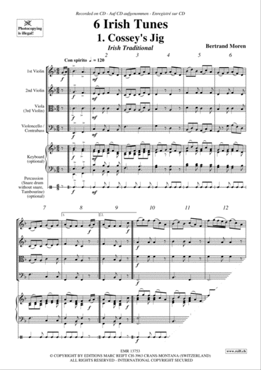 6 Irish Tunes Cello scores gallery preview page 3