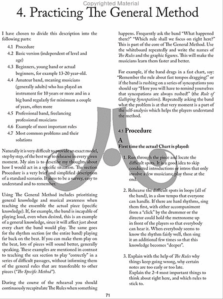 The General Big Band Method Collection / Songbook scores gallery preview page 12