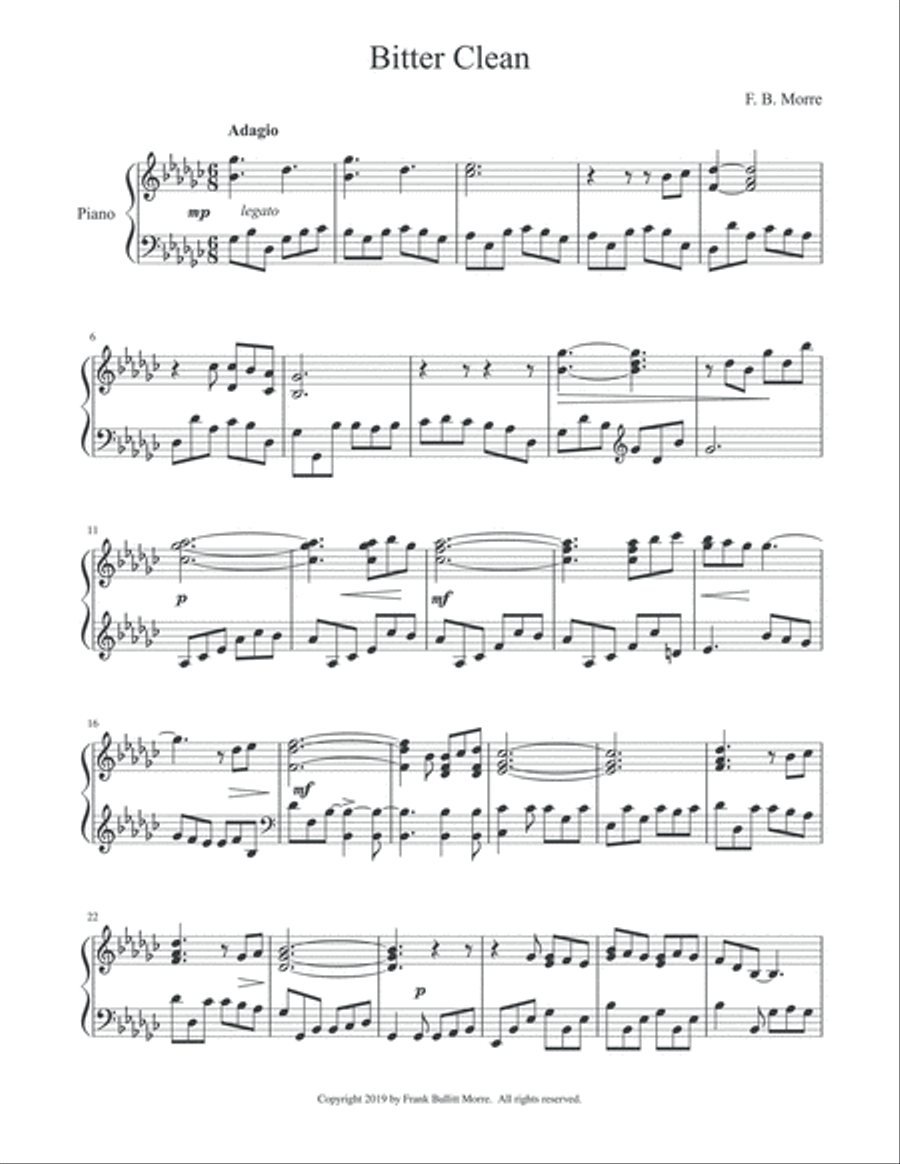 There All Along: A collection of short salon pieces for solo piano Piano Solo scores gallery preview page 6