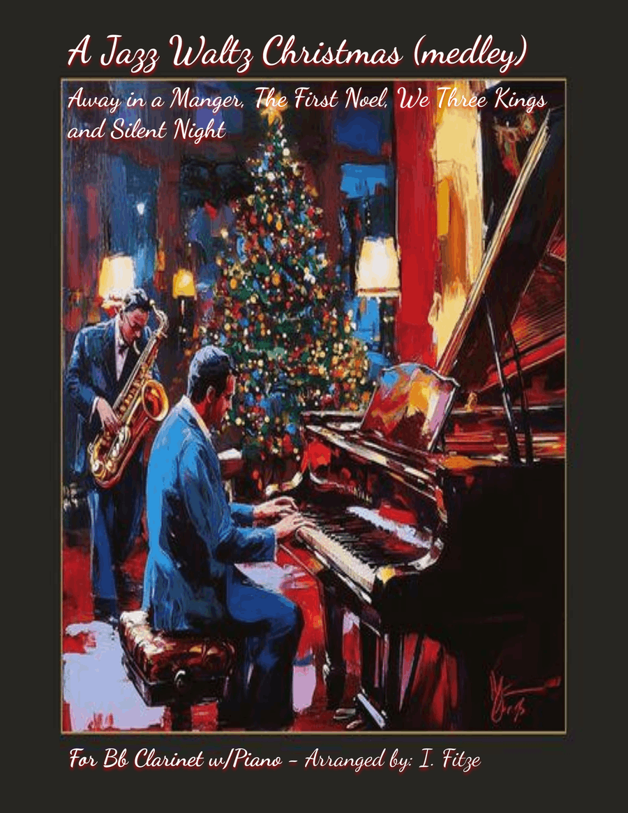 A Jazz Waltz Christmas (medley) B-Flat Clarinet scores gallery preview page 1