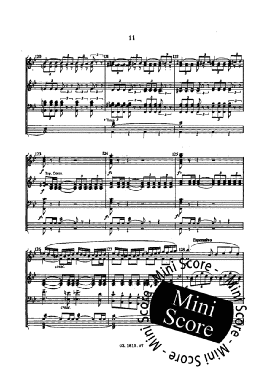 Marche Heroique Concert Band scores gallery preview page 15