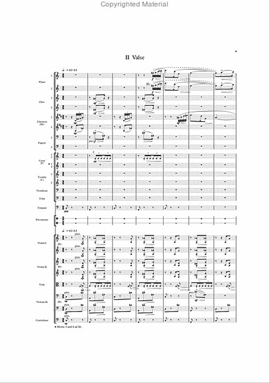 Facade: First and Second Suites for Orchestra Orchestra scores gallery preview page 6