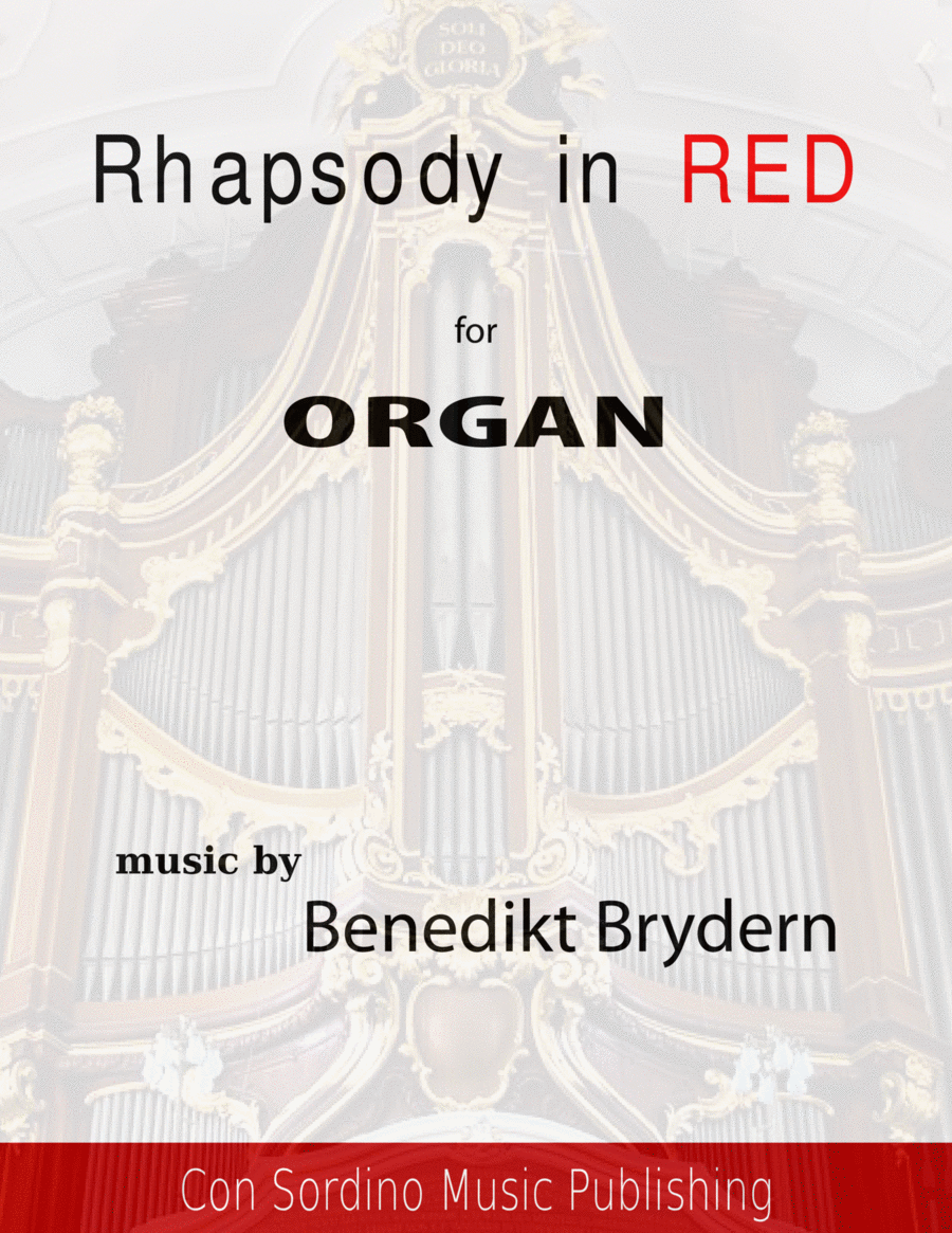 Rhapsody in Red Rhapsody in Red Organ Solo scores gallery preview page 1