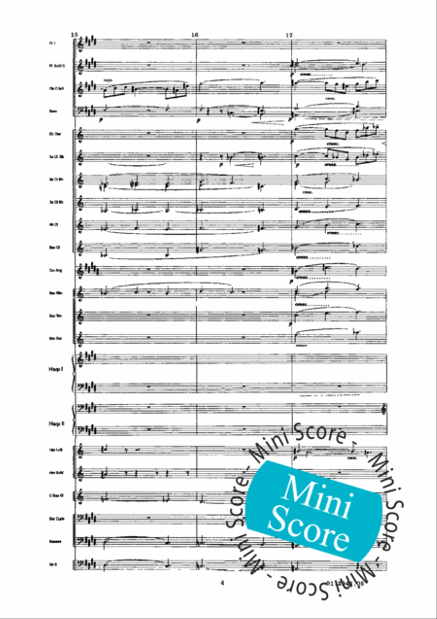 Prelude a L'Apres-Midi D'un Faune Concert Band scores gallery preview page 8
