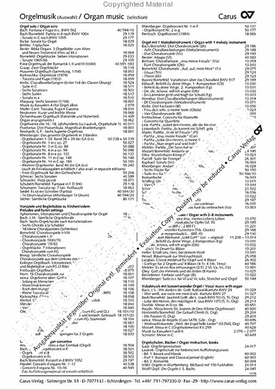 Missa pastoralis bohemica Organ scores gallery preview page 35