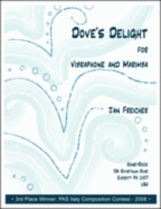 Book cover for Dove's Delight for Vibraphone and Marimba