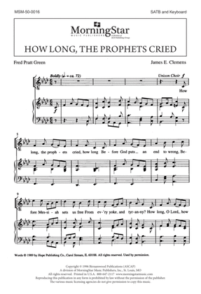 Book cover for How Long, the Prophets Cried (Downloadable)