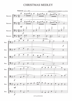 Christmas medley - Bassoon quartet