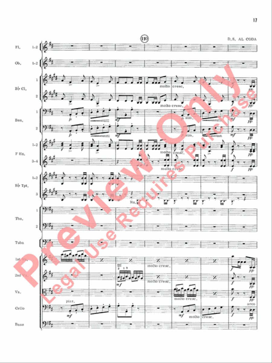 William Tell Overture Full Orchestra scores gallery preview page 20